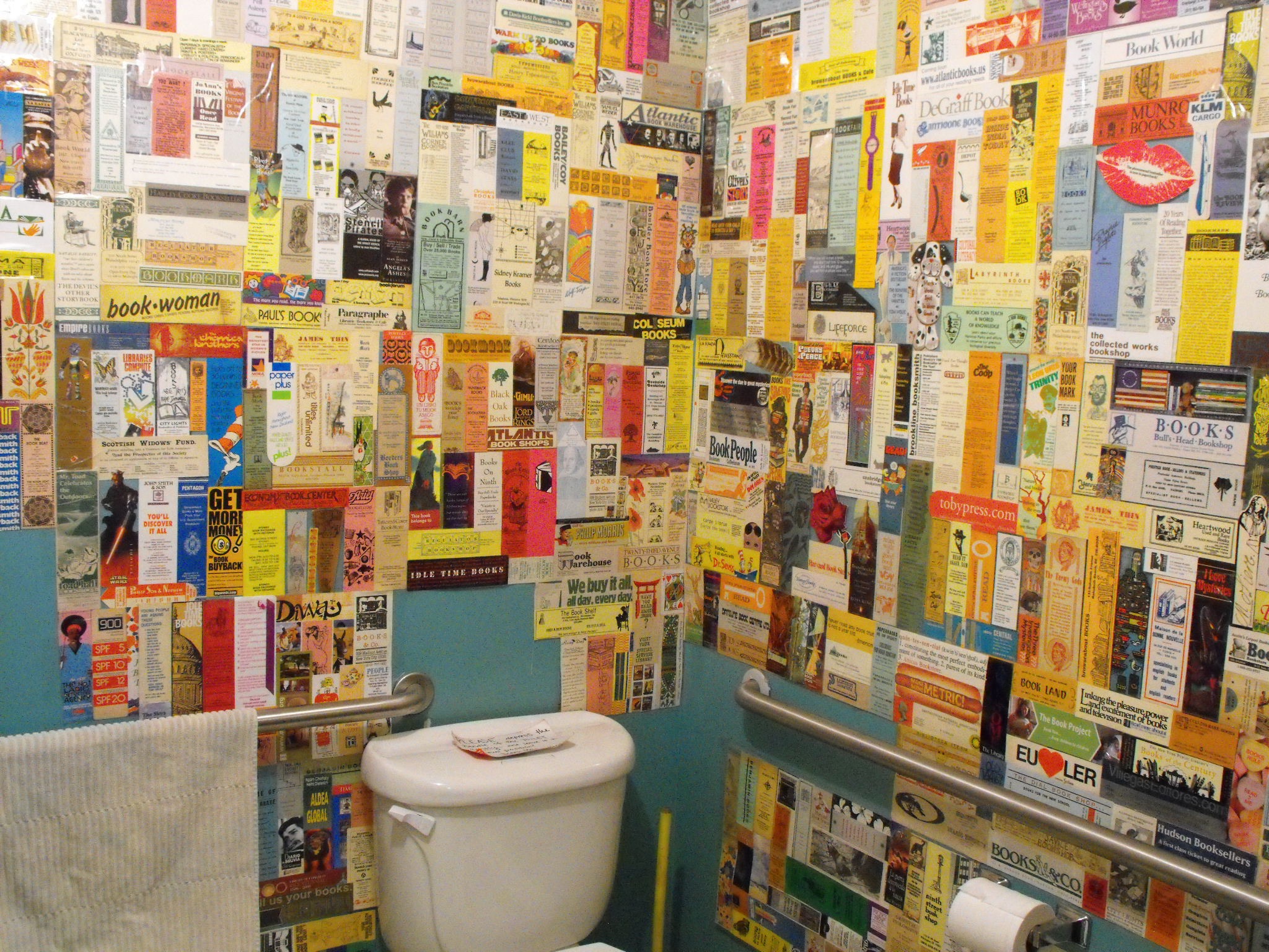 A Bookstore's Bookmark Bathroom - Washington, DC